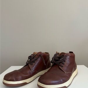 Cole Haan Brown Leather Chukka Boots